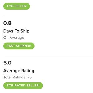 5 star seller ⭐️